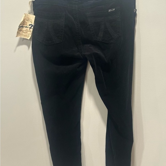Seven7 Jeans Women’s Black Corduroy Pants Size 16 Nwt - Picture 7 of 7